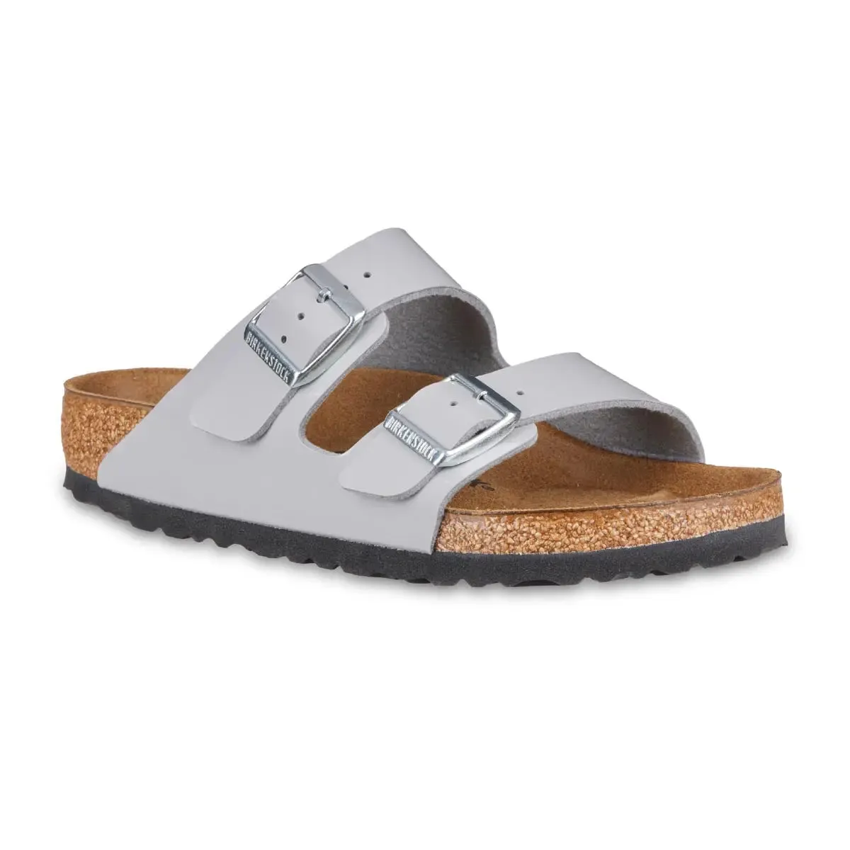 Birkenstock Arizona Birko-Flor Patent Patent Alloy sold by Zulily
