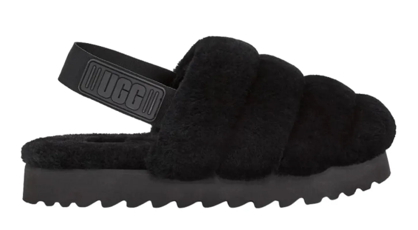 Ugg Women's Super Fluff Slipper - 1121751-Blk sold by Zulily