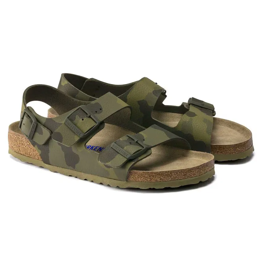 Birkenstock Milano Kinder Birko Flor Desert Soil Camouflage Green sold by Zulily product image thumbnail 4