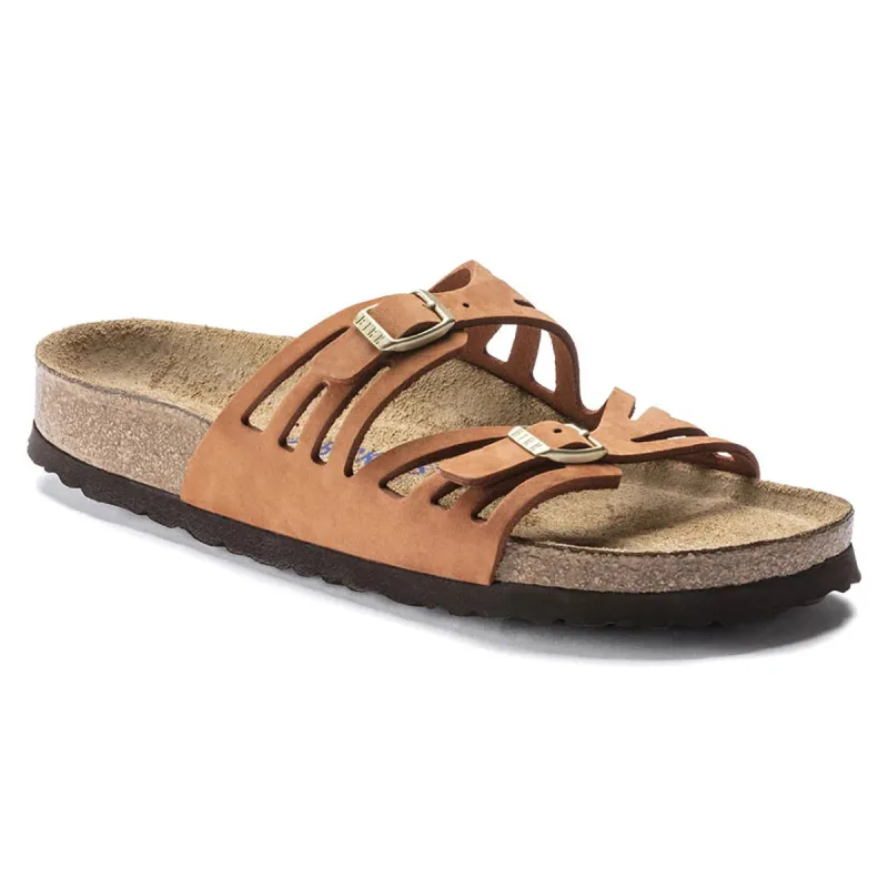 Birkenstock Granada Soft Footbed Nubuck Leather Pecan sold by Zulily