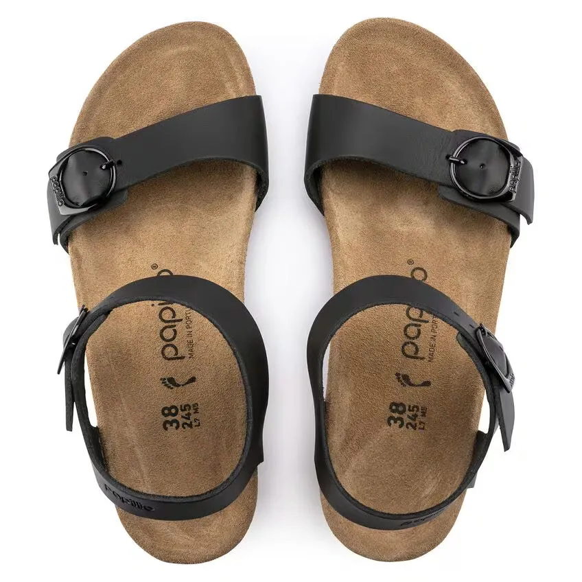 Birkenstock Soley Leather Black sold by Zulily product image thumbnail 3