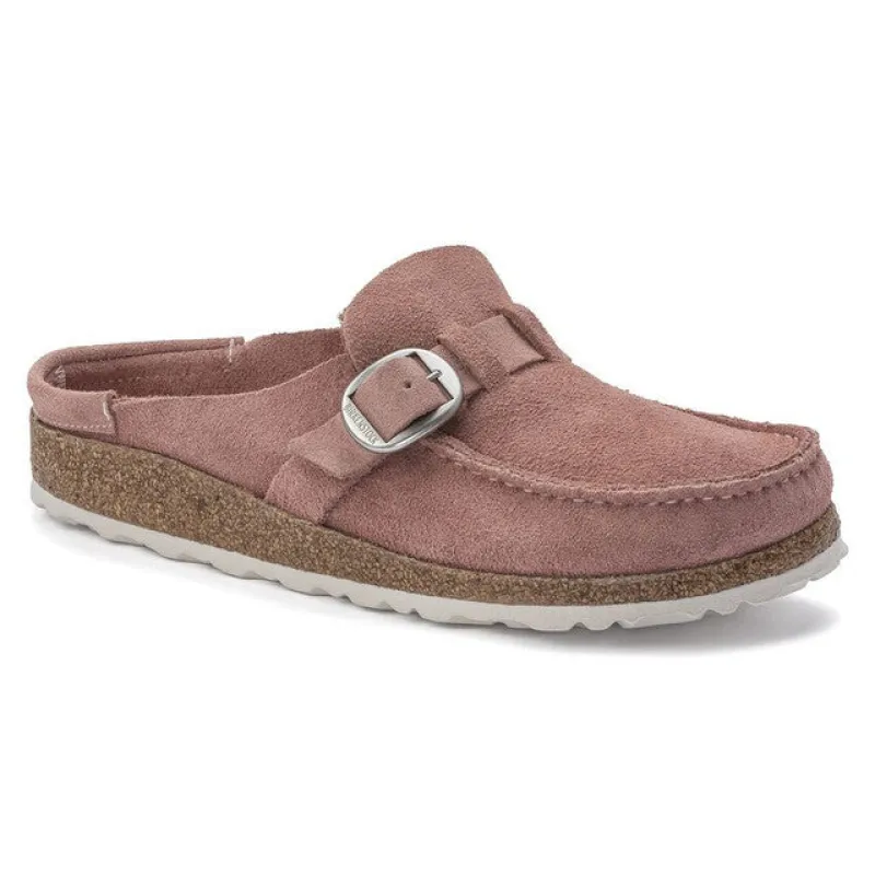 Birkenstock Buckley Suede Leather Pink Clay sold by Zulily