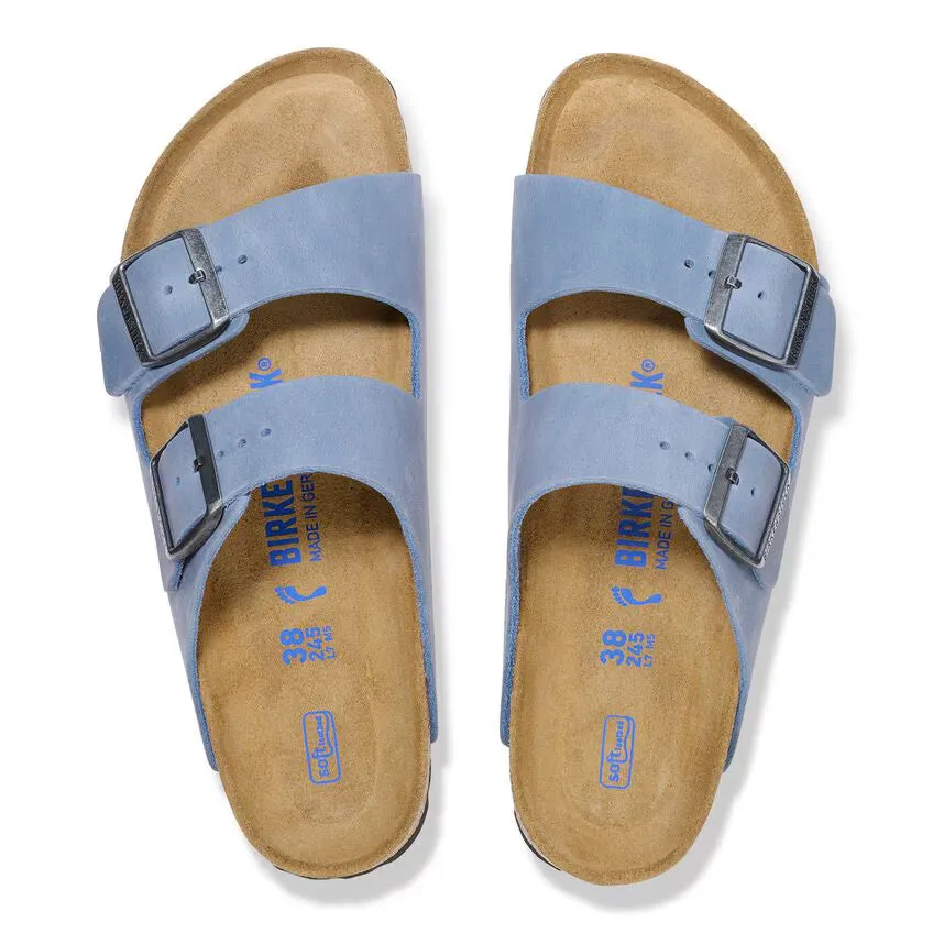Birkenstock Arizona Soft Footbed Oiled Leather Blue Sandals sold by Zulily product image thumbnail 3
