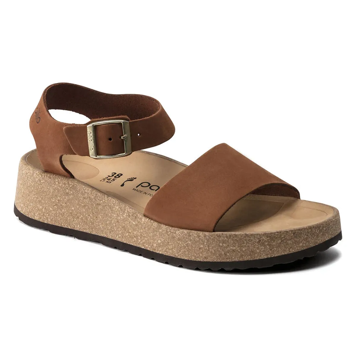 Birkenstock Women's Glenda Nubuck Leather Pecan Sandals sold by Zulily
