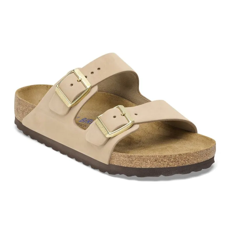 Birkenstock Arizona Soft Footbed Suede Leather Sand Sandals sold by Zulily