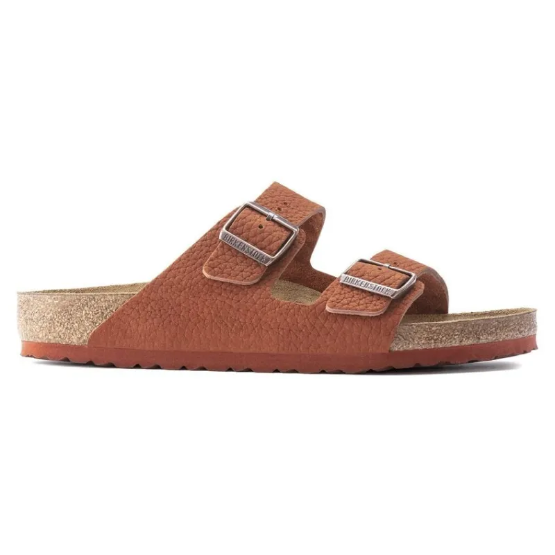 Birkenstock Arizona Nubuck Leather Desert Buck Burnt Clay Sandals sold by Zulily