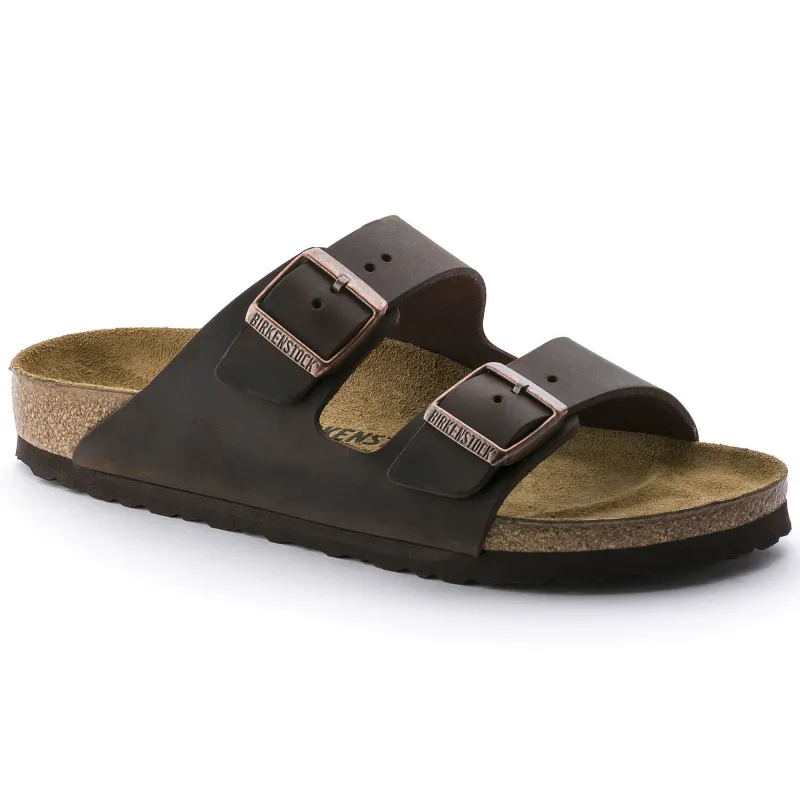 Birkenstock Arizona Oiled Leather Habana Sandals sold by Zulily