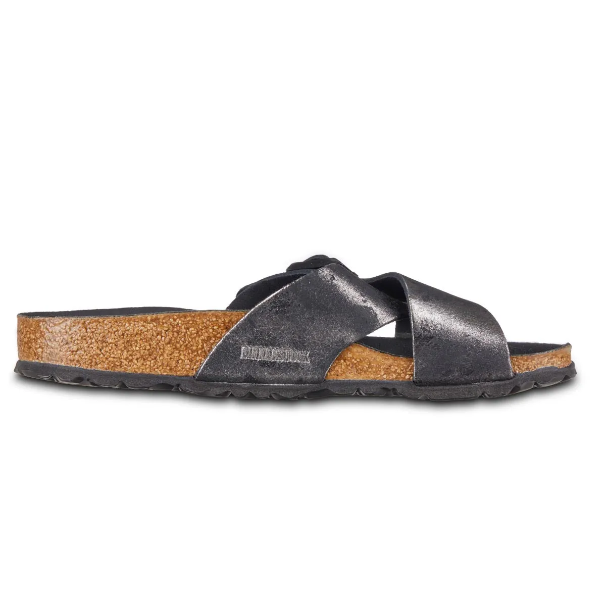 Birkenstock Women's Siena Leather Vintage Black Sandals sold by Zulily product image thumbnail 4