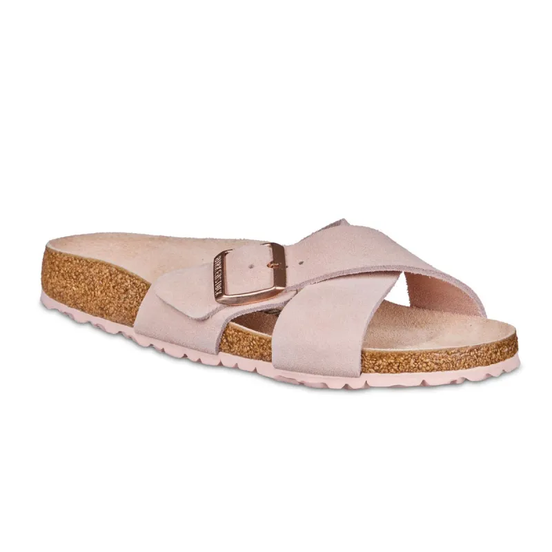 Birkenstock Women's Siena Suede Leather Light Rose Sandals sold by Zulily