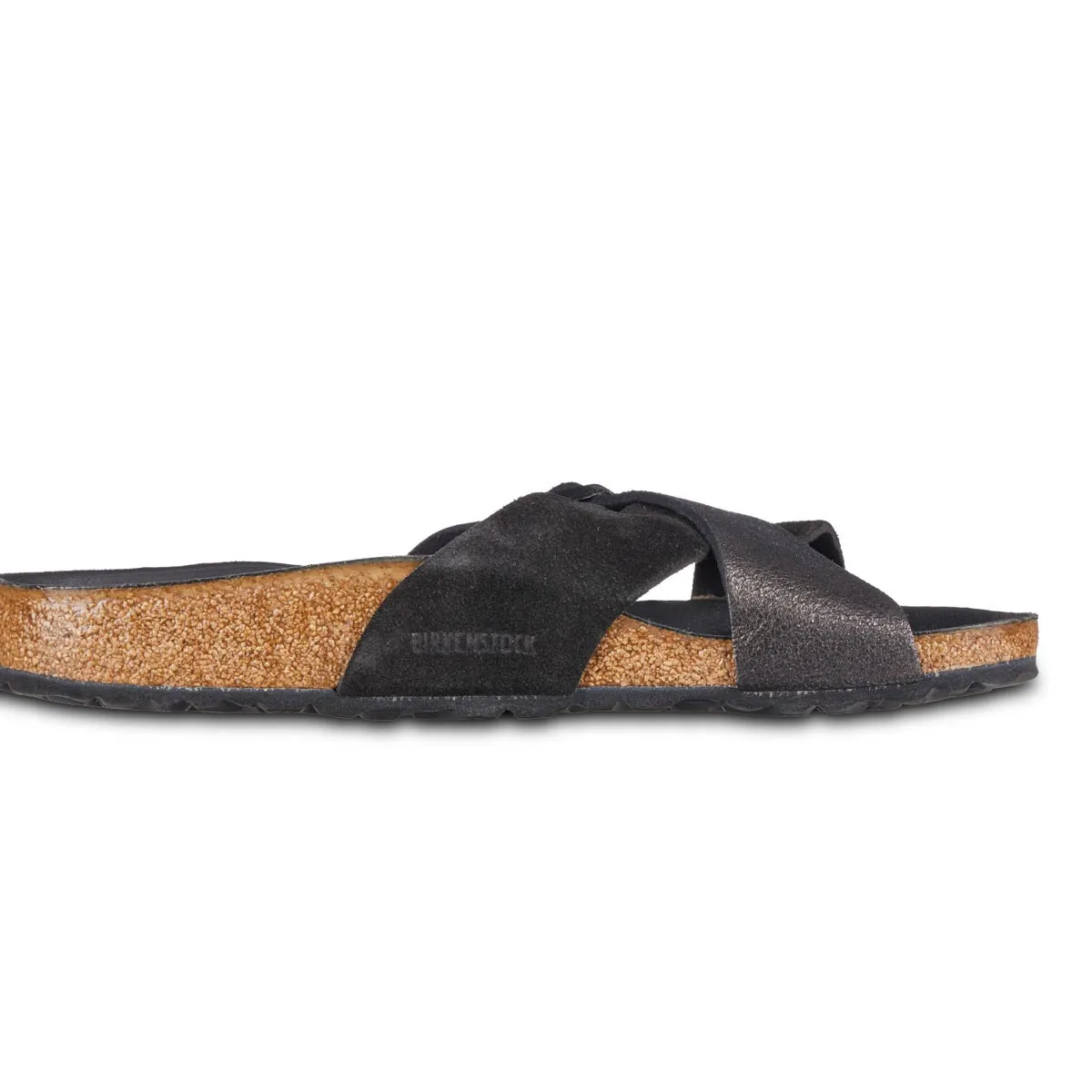 Birkenstock Women's Siena Exquisite Suede Leather Allover Black Sandals sold by Zulily product image thumbnail 4