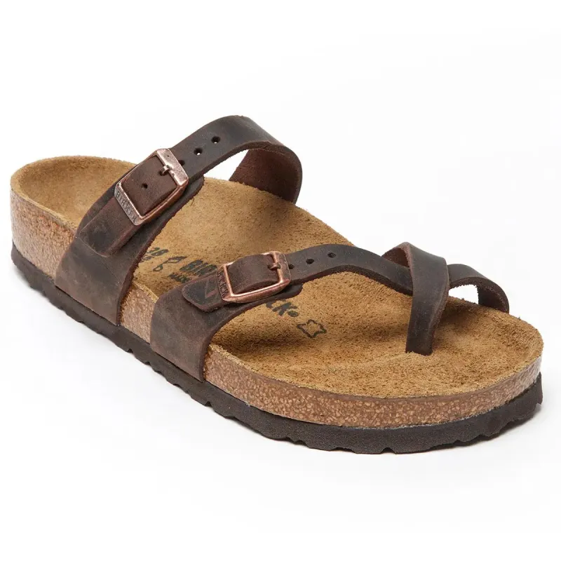 Birkenstock Women's Mayari Oiled Leather Habana Sandals sold by Zulily
