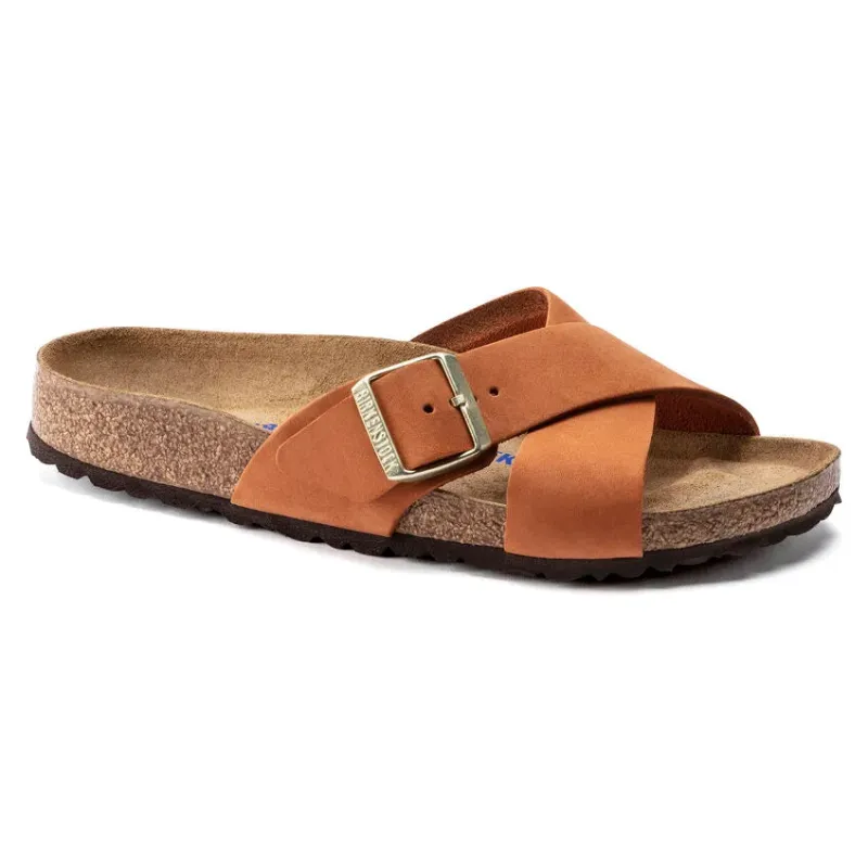 Birkenstock Women's Siena Nubuck Leather Pecan Sandals sold by Zulily
