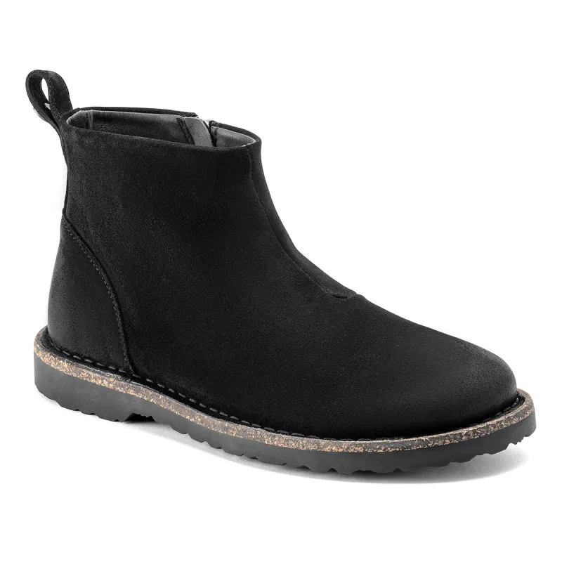 Birkenstock Women's Melrose Suede Leather Black Booties made by Birkenstock