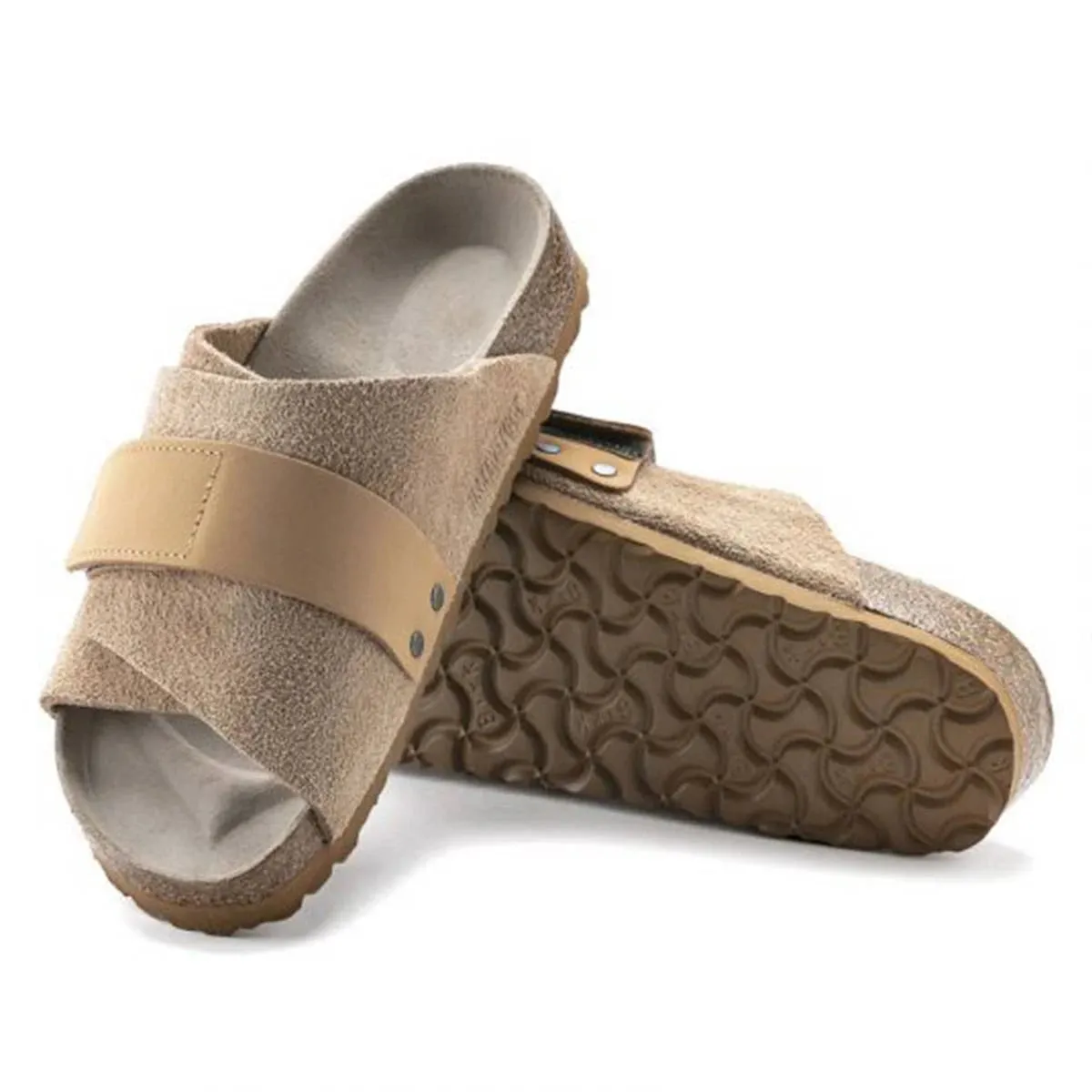 Birkenstock Kyoto Nubuck/Suede Leather Clay Sandals sold by Zulily product image thumbnail 4
