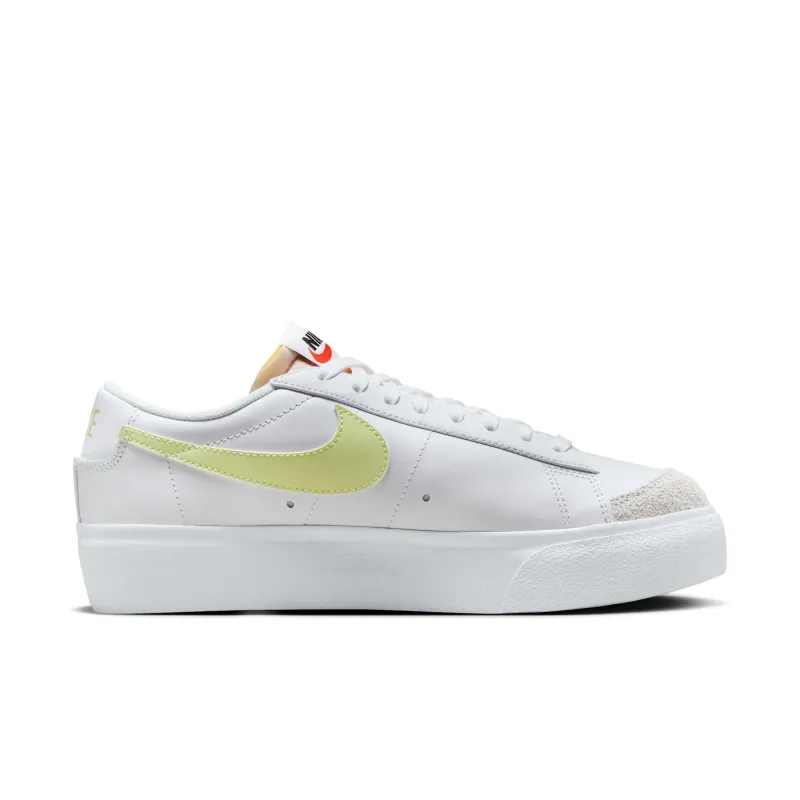 Nike Women's Blazer Low Platform 'White Life Lime' - Dj0292-115 sold by Zulily