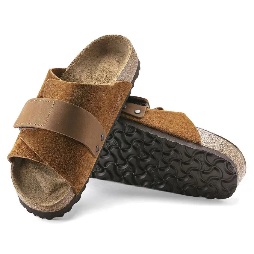 Birkenstock Kyoto Nubuck/Suede Leather Mink sold by Zulily product image thumbnail 3