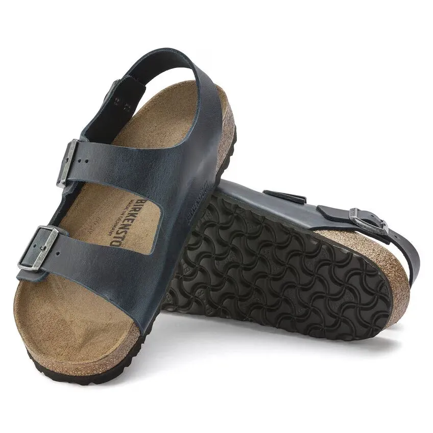 Birkenstock Milano Oiled Leather Insignia Blue sold by Zulily product image thumbnail 2
