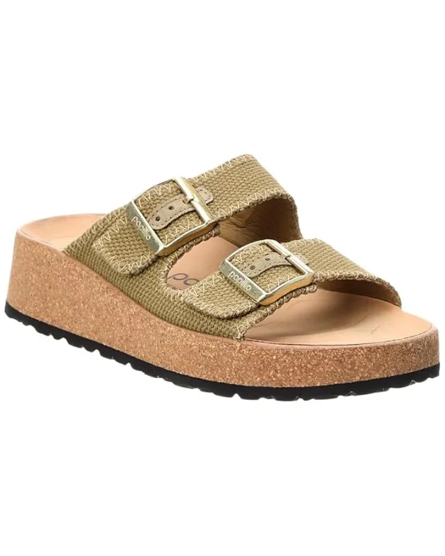 Birkenstock Gabriela Natural Fibre Mix Faded Khaki sold by Zulily