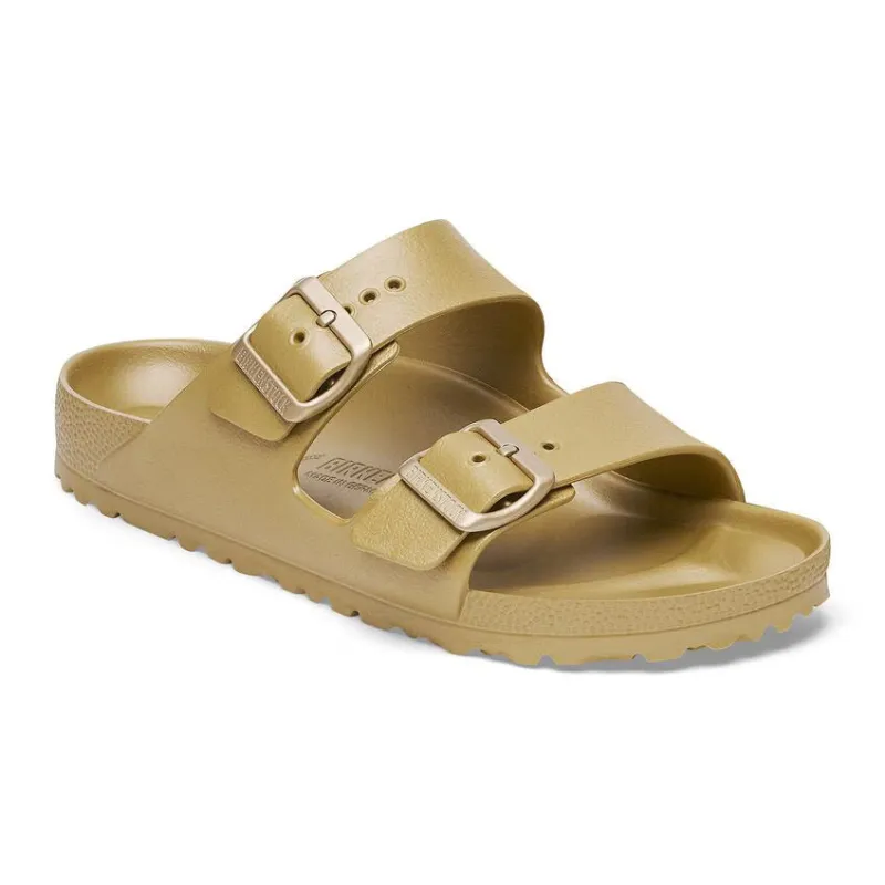 Birkenstock Arizona Met Eva Gold sold by Zulily