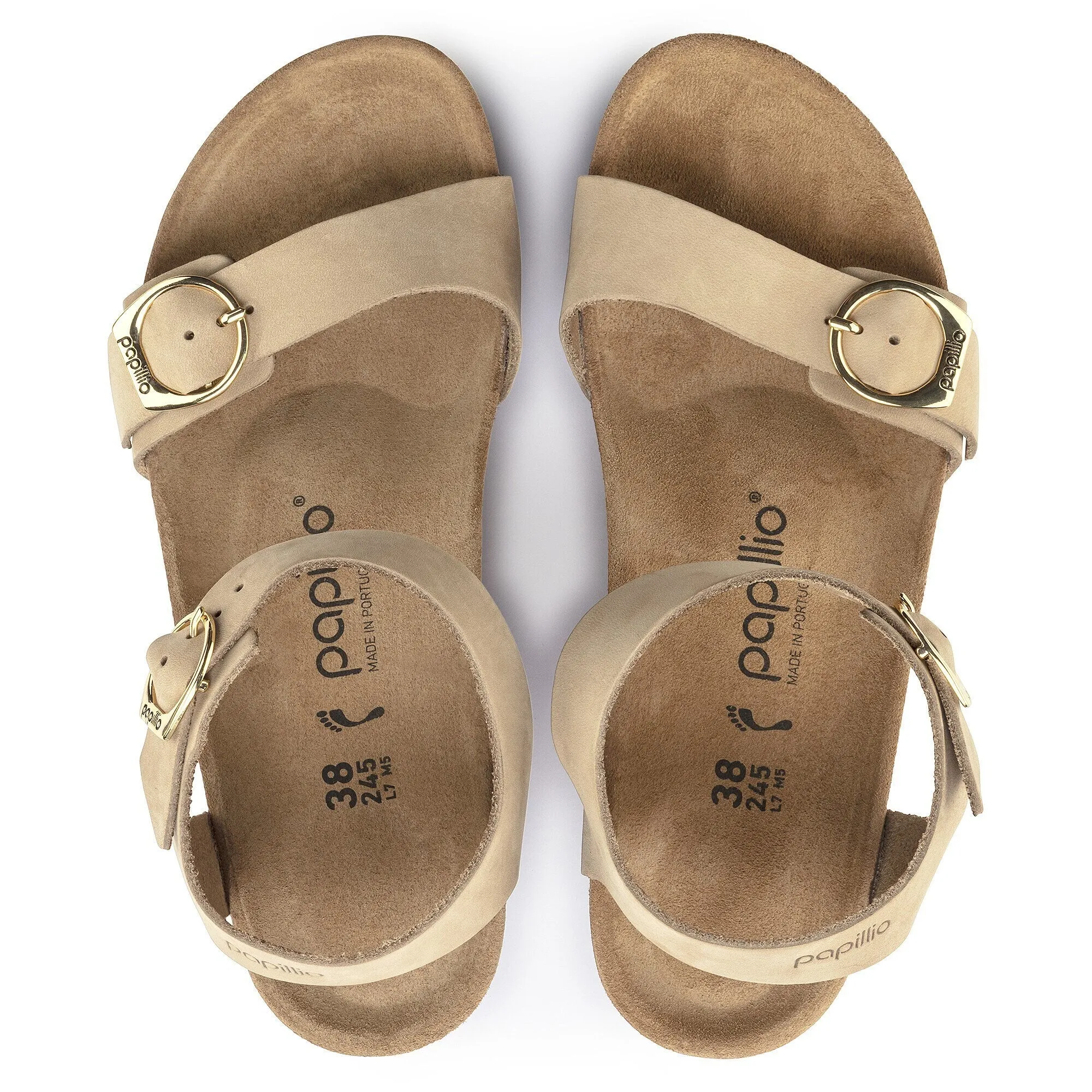 Birkenstock Soley Nubuck Leather Sandcastle sold by Zulily product image thumbnail 2