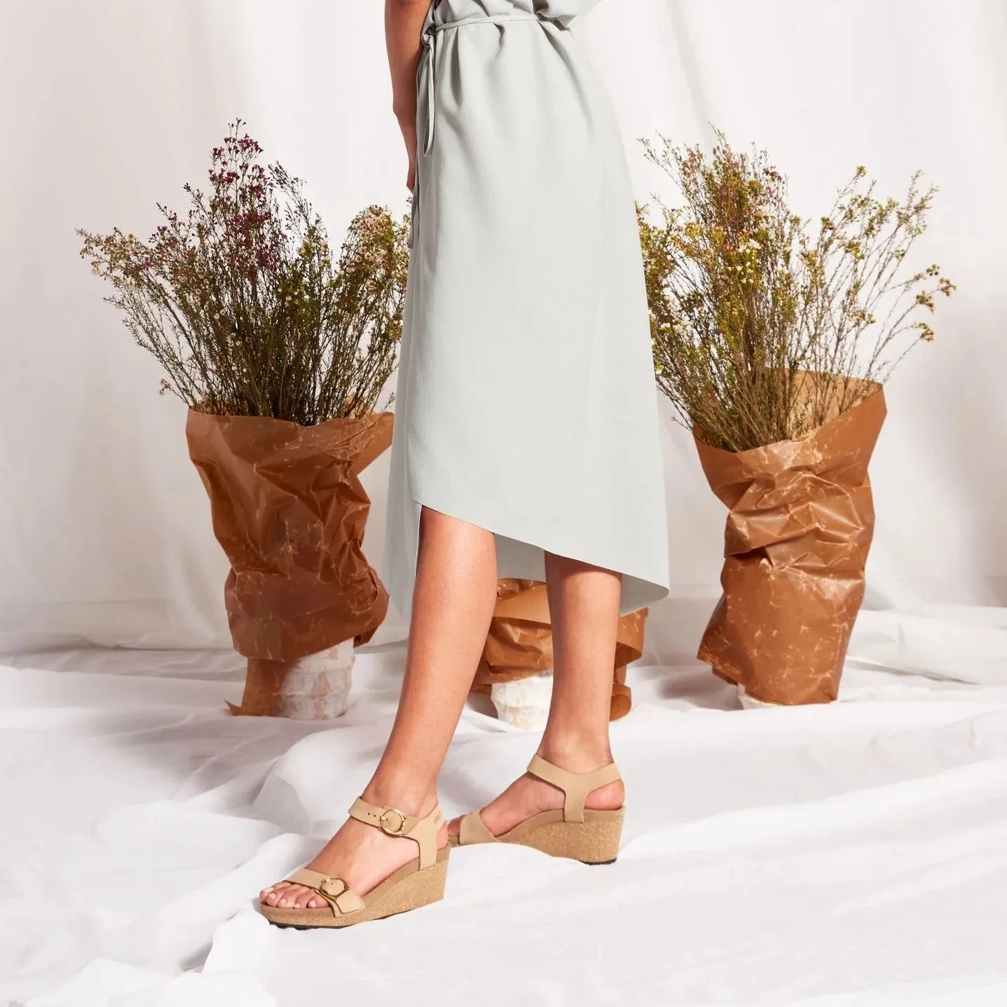 Birkenstock Soley Nubuck Leather Sandcastle sold by Zulily product image thumbnail 4