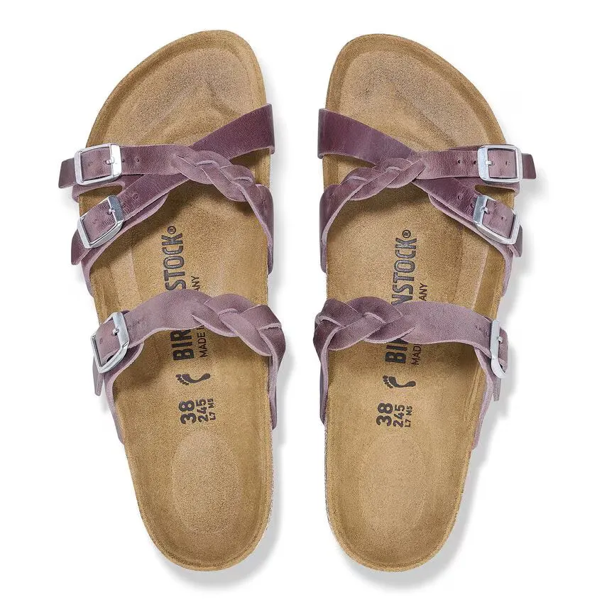 Birkenstock Franca Braided Oiled Leather Lavender sold by Zulily product image thumbnail 5