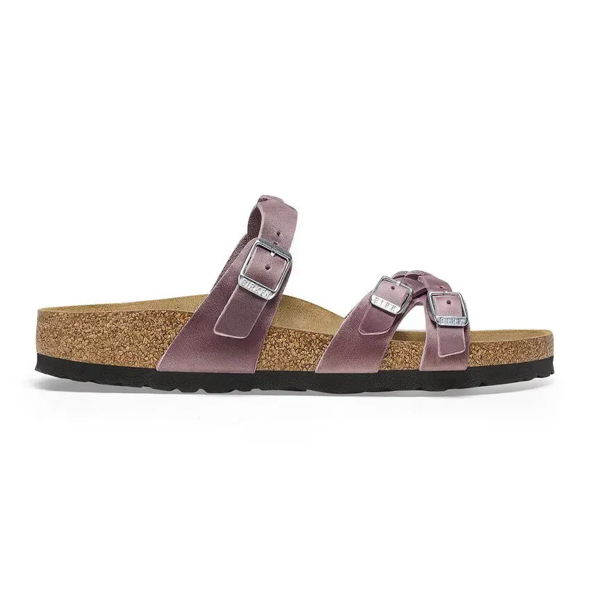 Birkenstock Franca Braided Oiled Leather Lavender sold by Zulily product image thumbnail 3