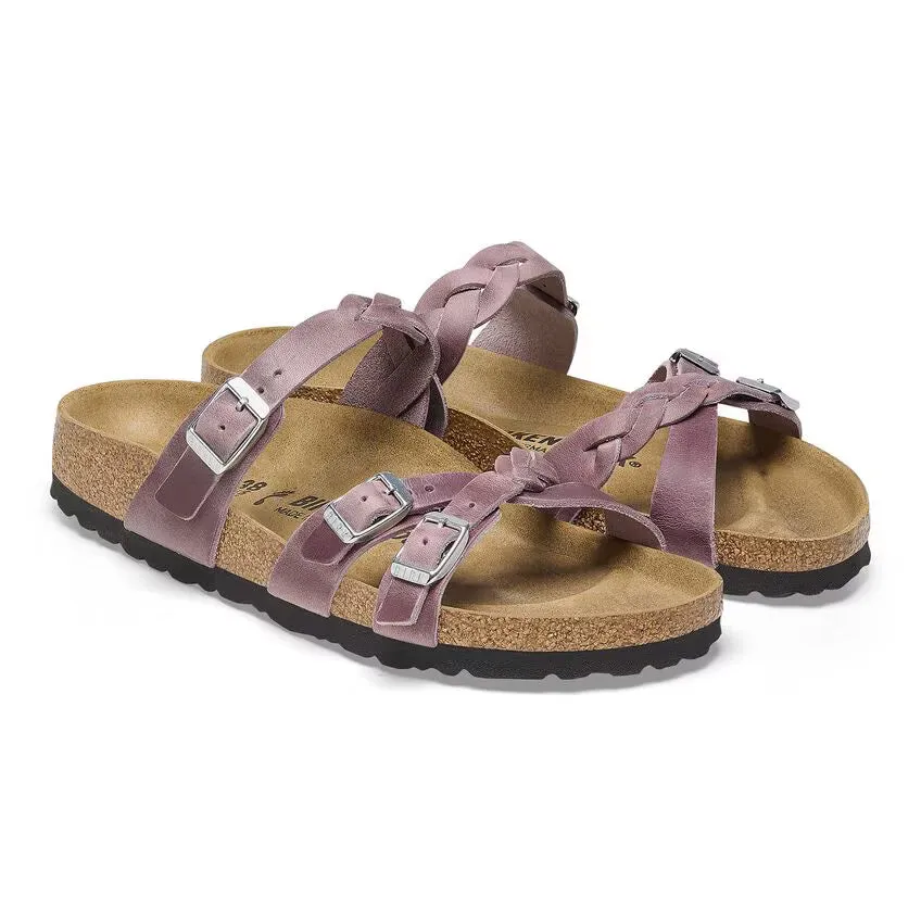 Birkenstock Franca Braided Oiled Leather Lavender sold by Zulily product image thumbnail 4