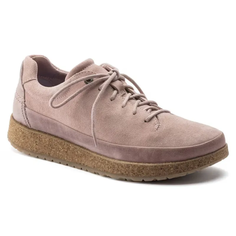 Birkenstock Honnef Low Suede Leather Soft Pink sold by Zulily