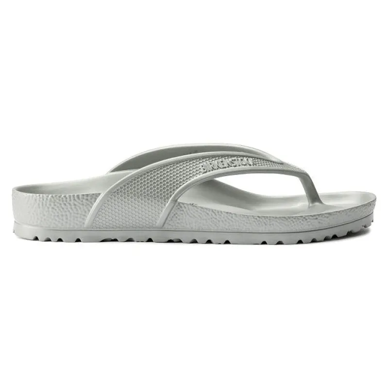 Birkenstock Honolulu EVA Metallic Silver sold by Zulily