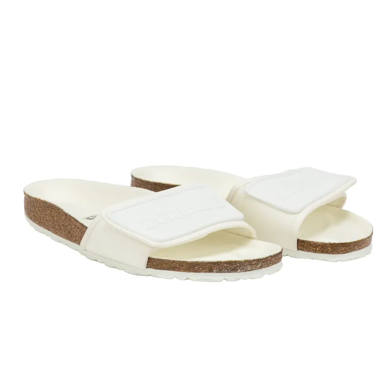 Birkenstock Tema Textile White sold by Zulily