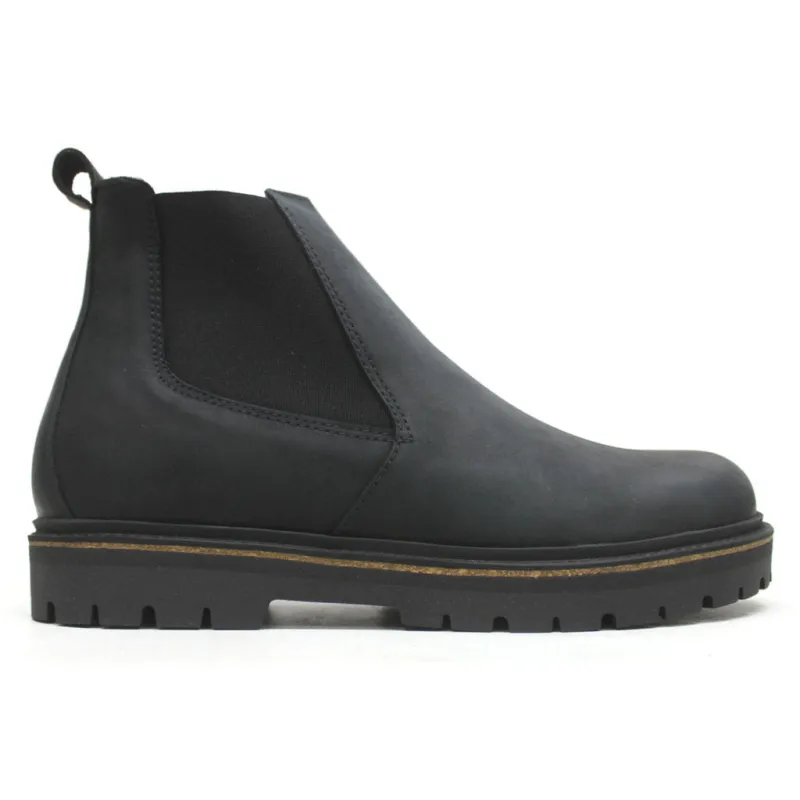 Birkenstock Stalon Nubuck Leather Black sold by Zulily