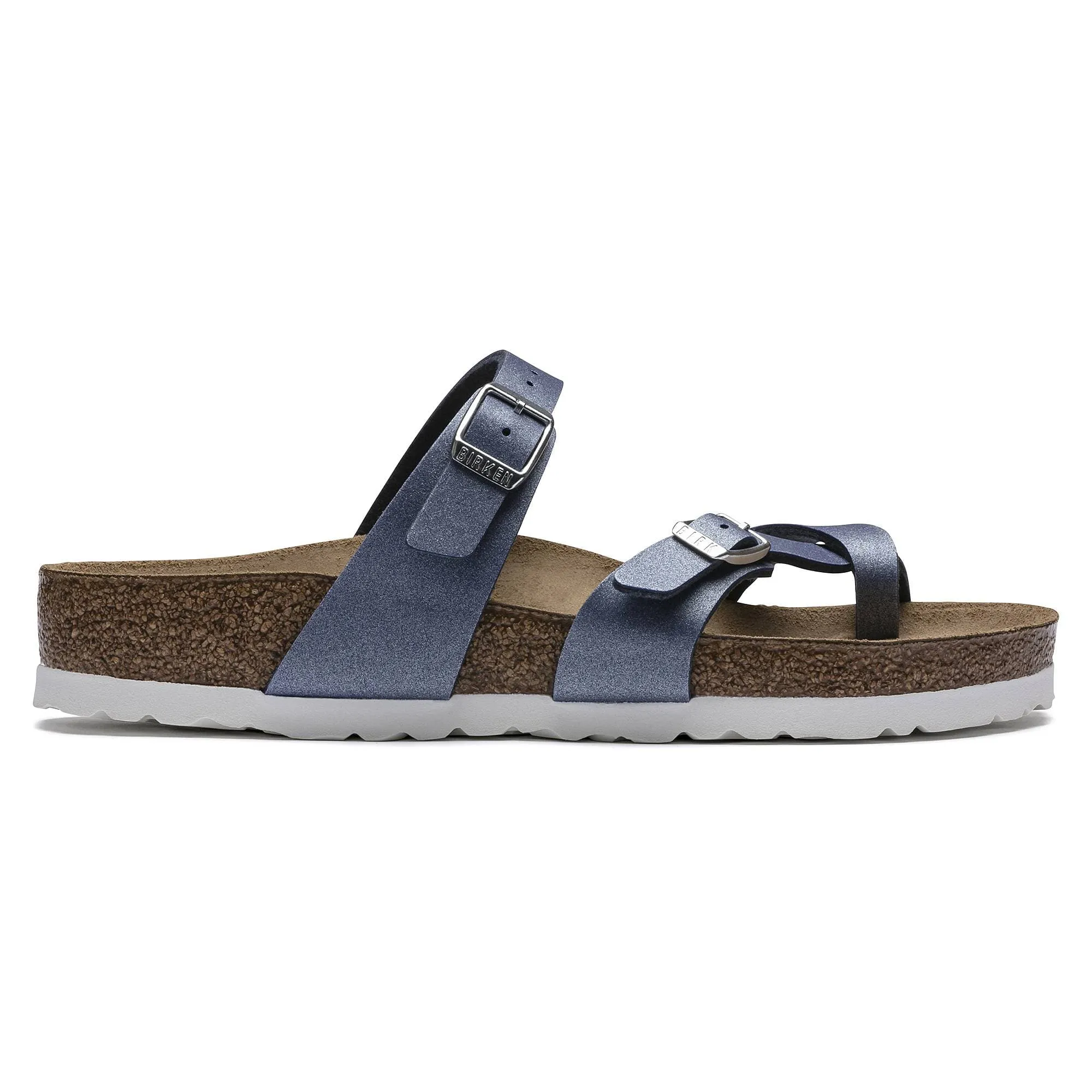 Birkenstock Mayari Birko-Flor Icy Metallic Azure Blue sold by Zulily product image thumbnail 2