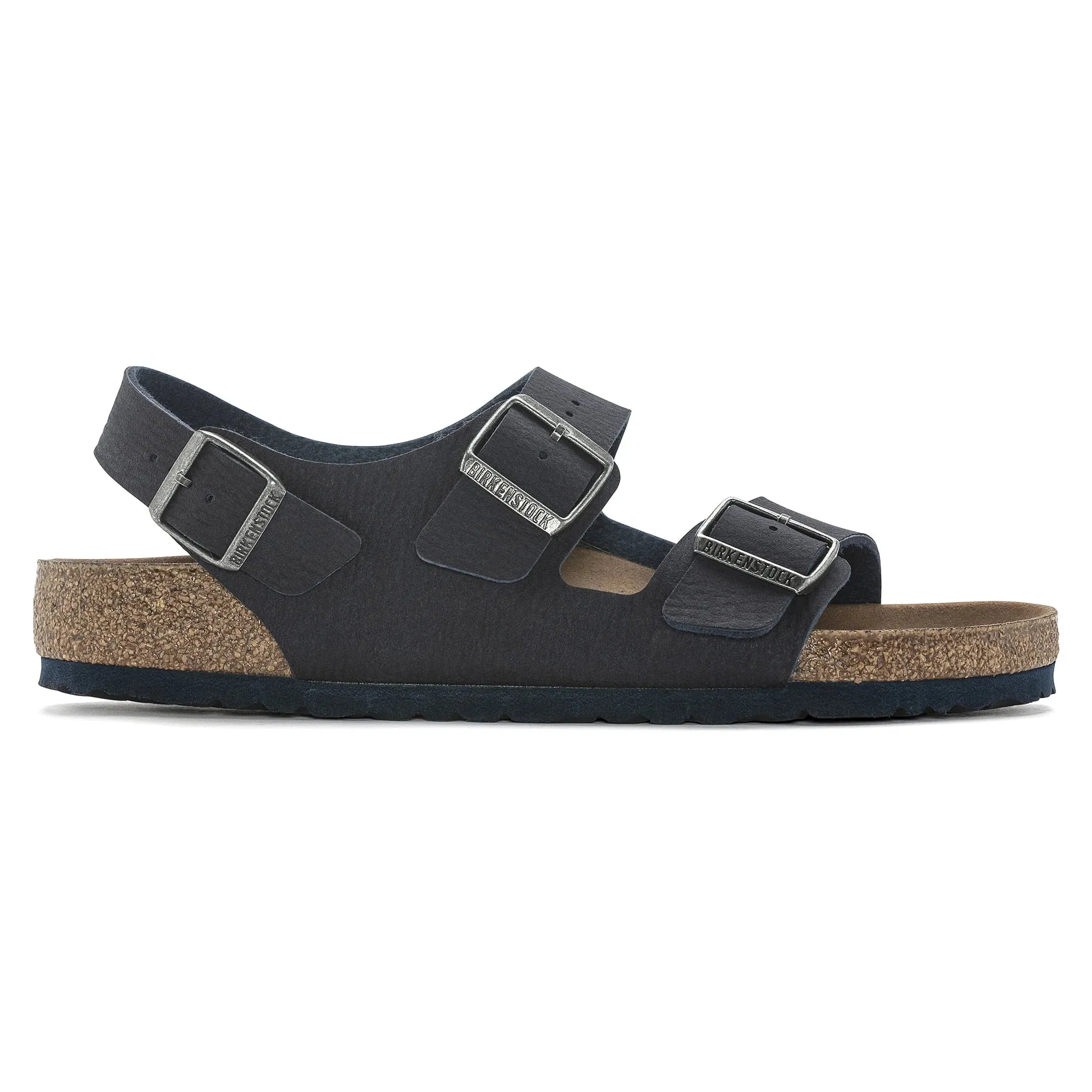 Birkenstock Milano Vegan Microfiber Desert Dust Indigo Blue sold by Zulily product image thumbnail 2
