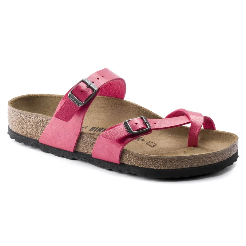 Birkenstock Mayari Birko-Flor Graceful Raspberry sold by Zulily