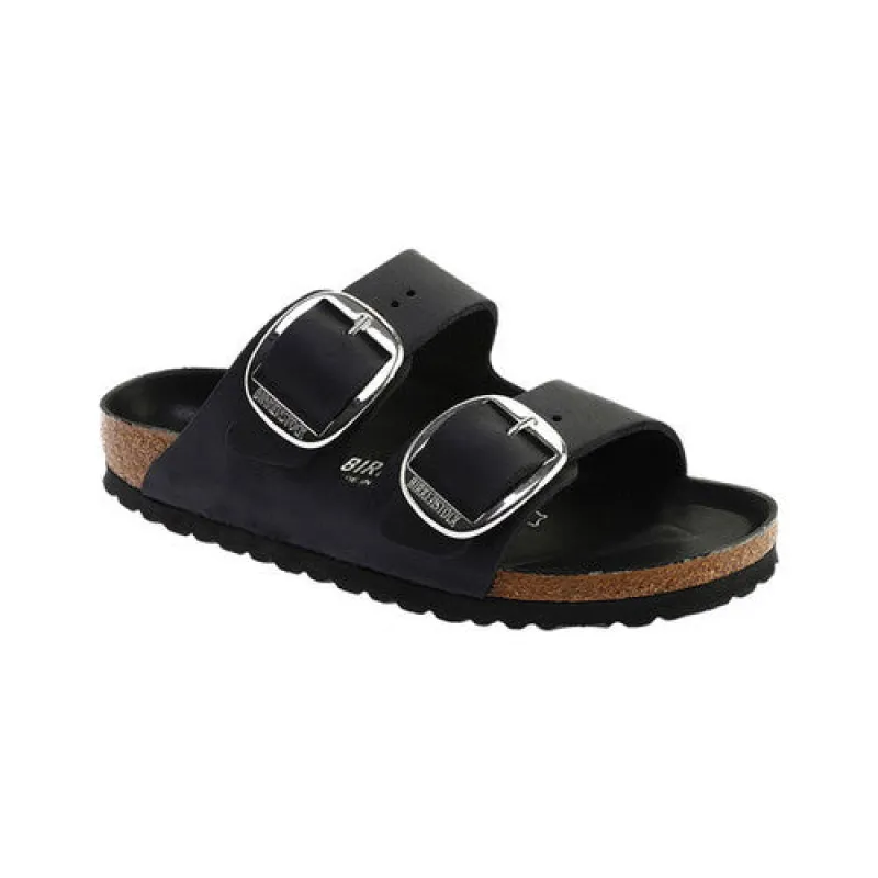 Birkenstock Arizona Big Buckle Oiled Leather Exquisite Black sold by Zulily