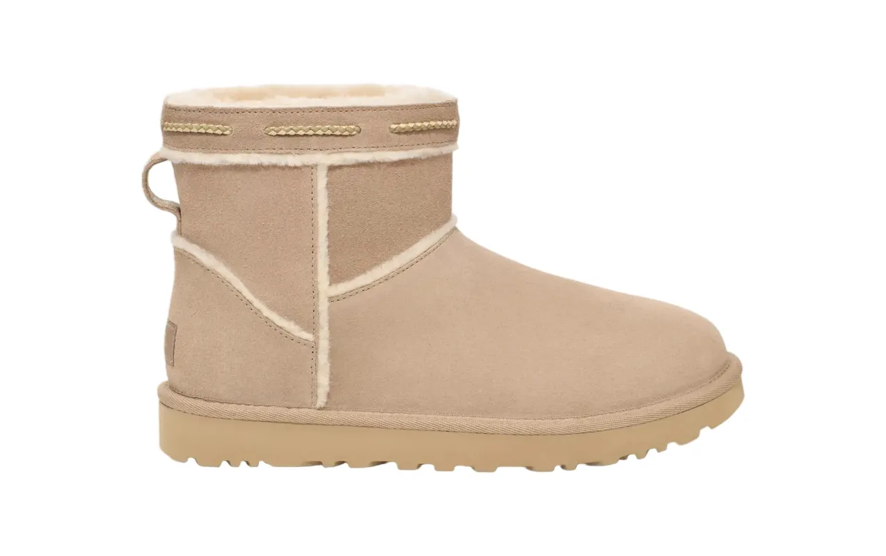 Ugg Women's Classic Mini Shearling Braid - 1166751-Dune sold by Zulily
