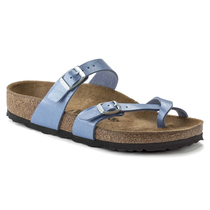Birkenstock Mayari Birko-Flor Graceful Riviera Blue sold by Zulily