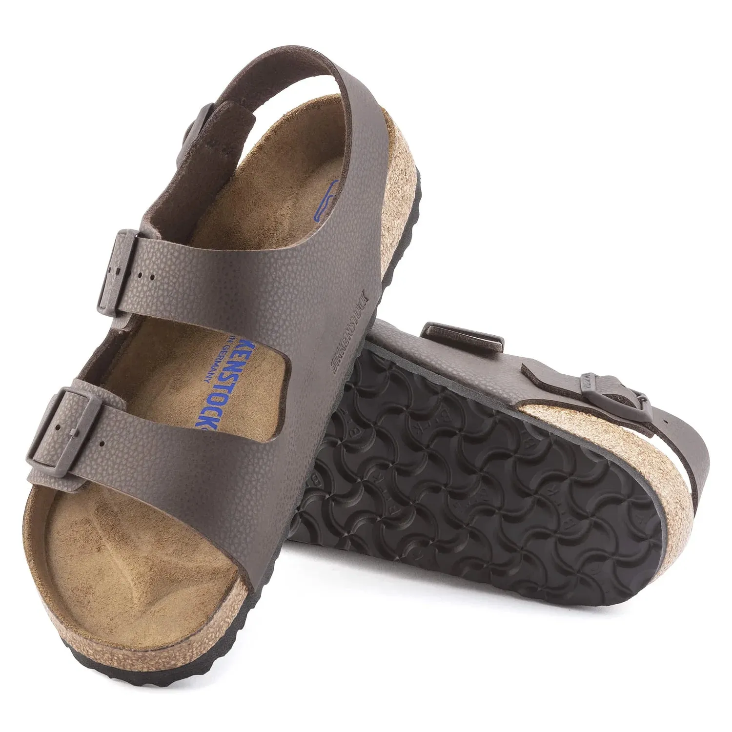 Birkenstock Milano Soft Footbed Birko-Flor Chocolate sold by Zulily product image thumbnail 2