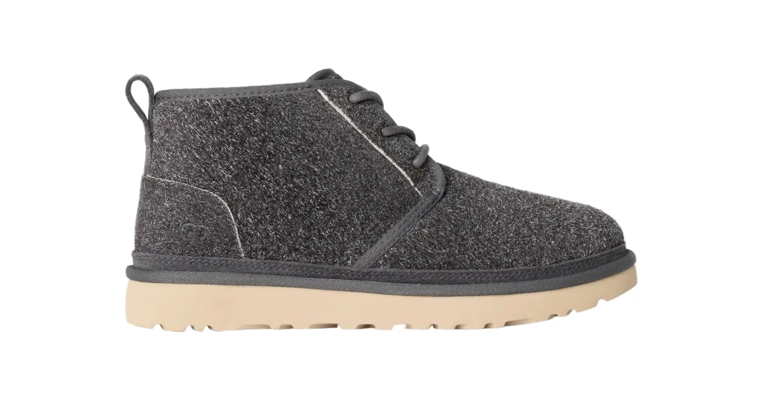 Ugg Men's Neumel Shaggy Suede Boot 'Dark Grey' - 1158219-Dgry sold by Zulily