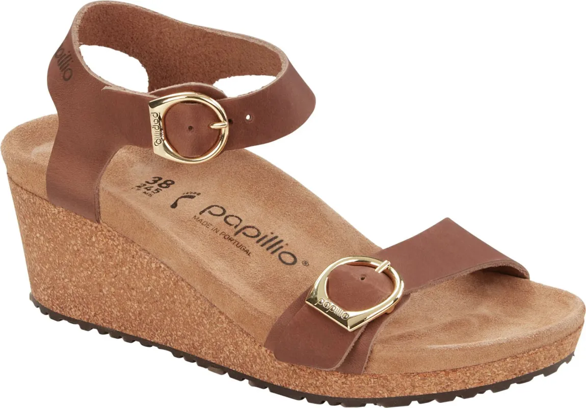 Birkenstock Soley Ring Buckle Natural Leather Cognac sold by Zulily