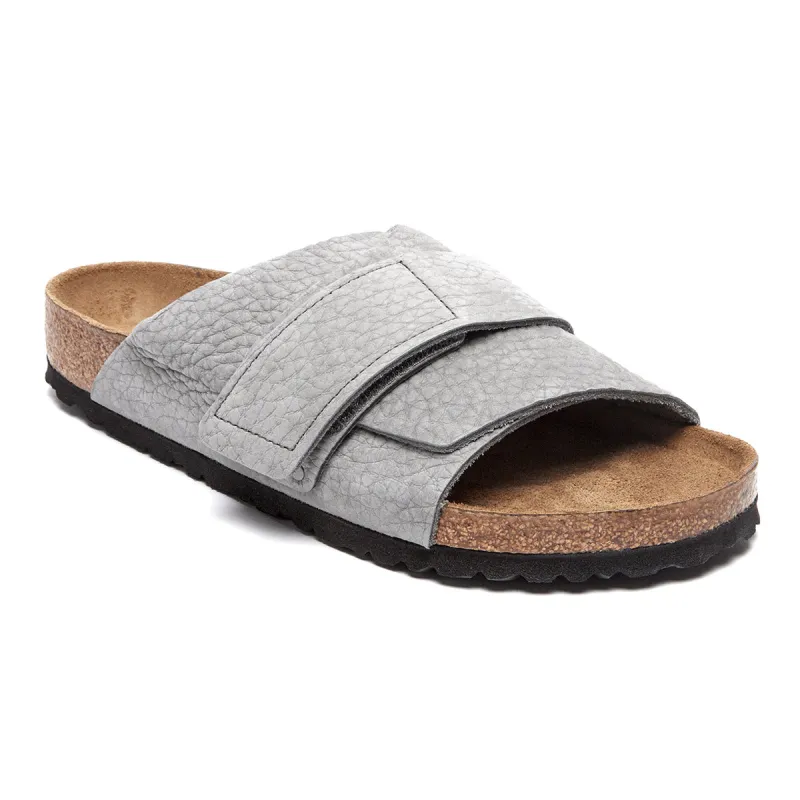 Birkenstock Kyoto Soft Footbed Nubuck Leather Desert Buck Whale Gray sold by Zulily