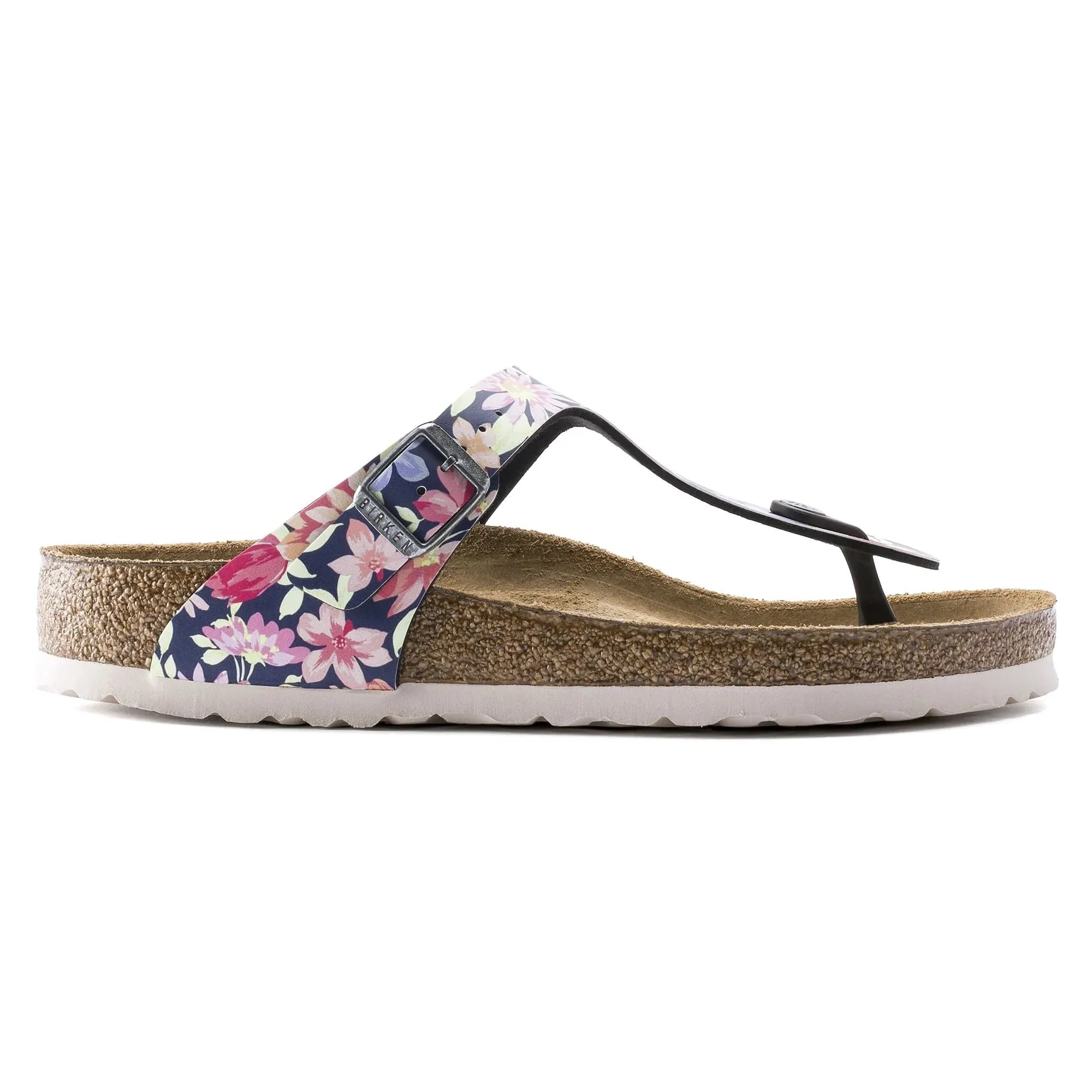 Birkenstock Gizeh Soft Footbed Birko-Flor Supernatural Flowers Navy sold by Zulily product image thumbnail 3