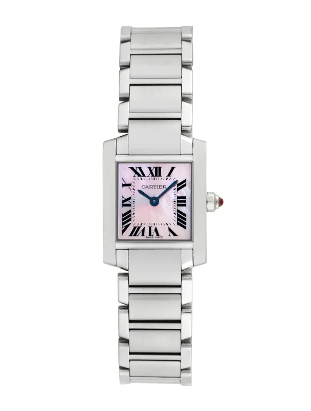 Pre-owned Cartier Women's Tank Francaise 20mm Stainless Steel Wristwatch - 2384 sold by Zulily