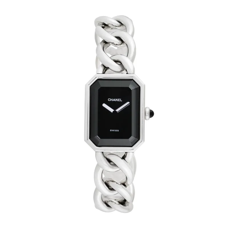Pre-owned Chanel Women's Premiere 26mm X 20mm Stainless Steel Wristwatch - H0452 made by Chanel