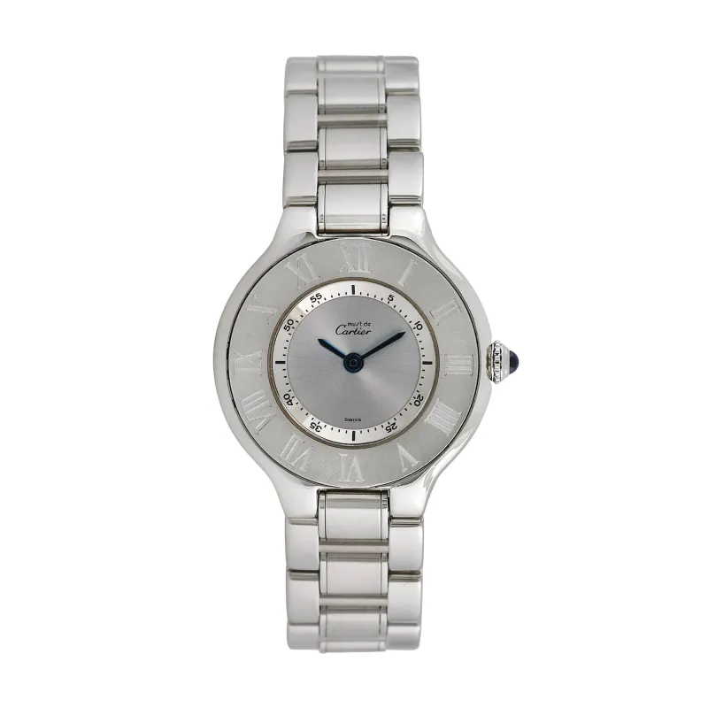 Pre-owned Cartier Women's Must de 28mm Stainless Steel Wristwatch - 1340 sold by Zulily