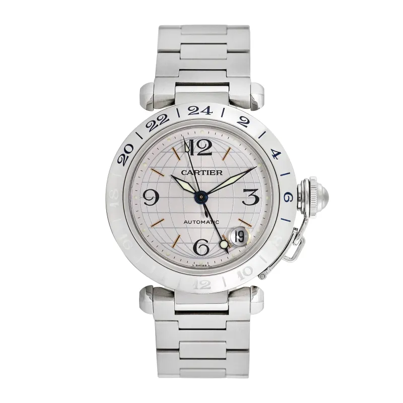 Pre-owned Cartier Unisex Pasha 35mm Stainless Steel Wristwatch - 2377 sold by Zulily