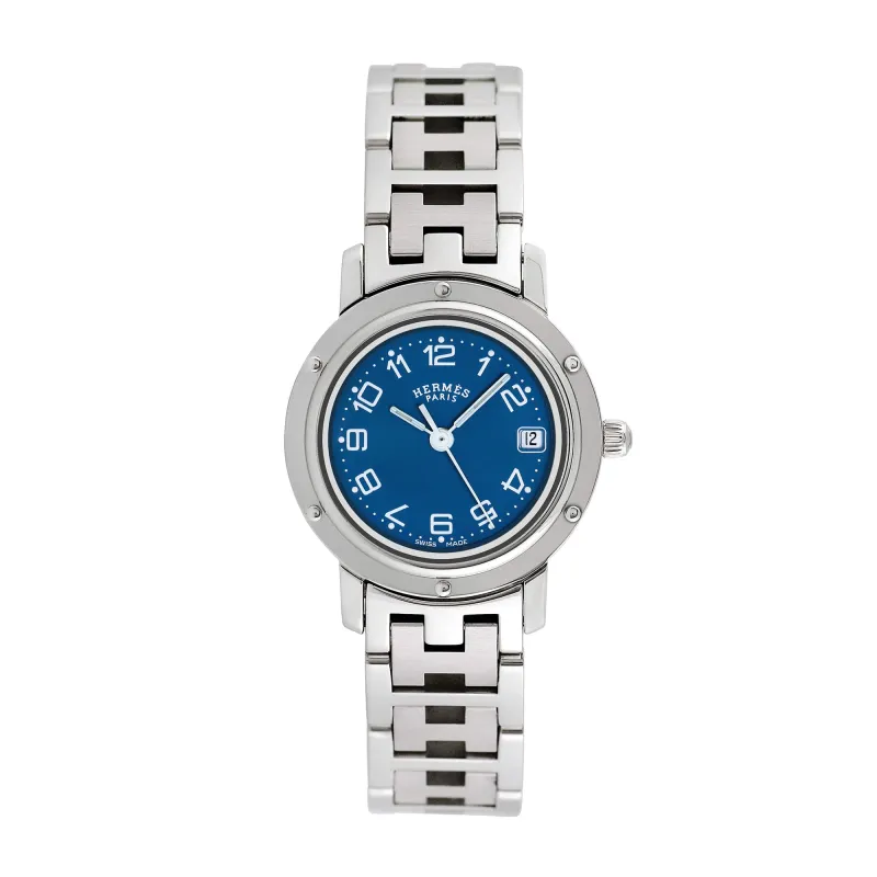 Pre-owned Hermes Women's Clipper 24mm    Stainless Steel Wristwatch - CL4.210 sold by Zulily