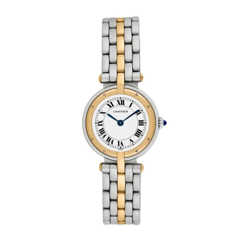 Pre-owned Cartier Women's Panthere 23mm Stainless Steel and 18K yellow gold Wristwatch - 1057920 sold by Zulily