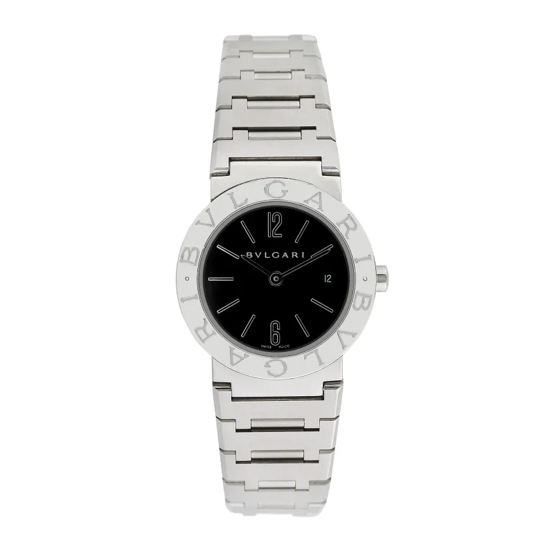 Pre-owned Bvlgari Women's Diagono 26mm Stainless Steel Wristwatch - BB23SS made by Zulily